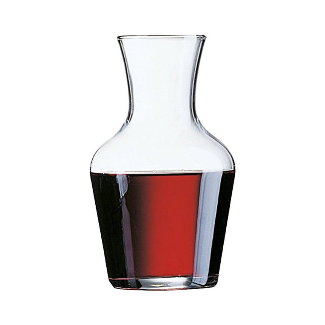 Carafon Vino Bottiglia in Vetro Trasparente per Ristorante in Diverse Capacità