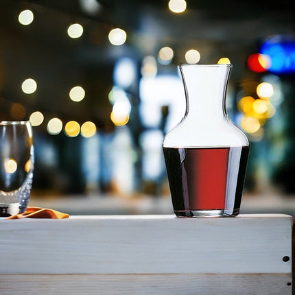 Carafon Vino Bottiglia in Vetro Trasparente per Ristorante in Diverse Capacità