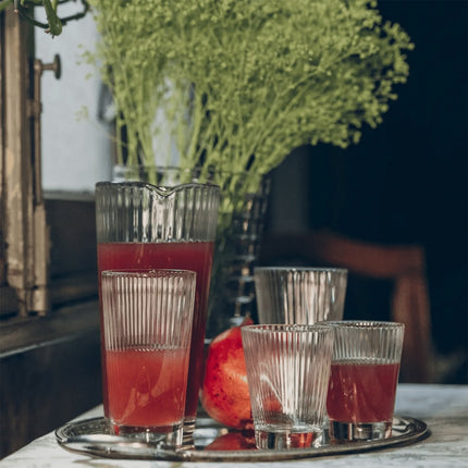 Bicchiere Vetro Tumbler Diva in Vari Formati per Acqua, Vino e Uso Quotidiano
