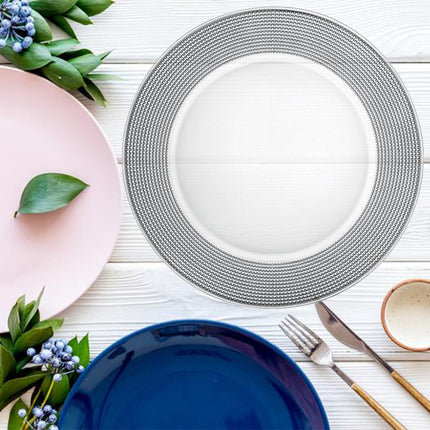 Sottopiatto Vetro Cm.32 Design Elegante per Tavola Raffinata e Moderna