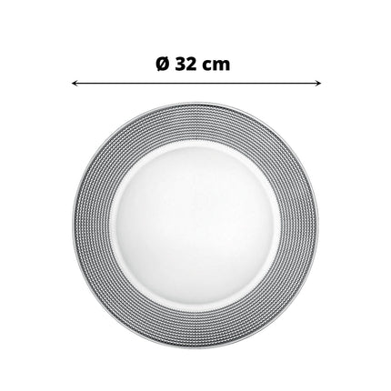 Sottopiatto Vetro Cm.32 Design Elegante per Tavola Raffinata e Moderna