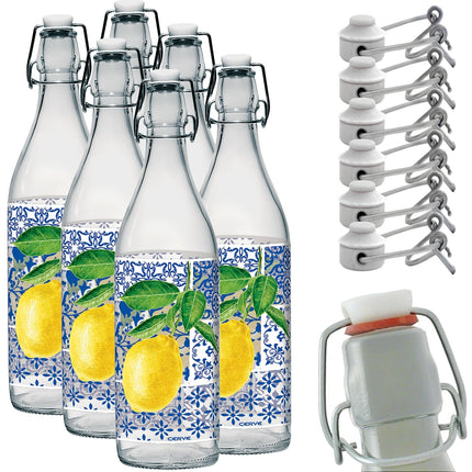 Cerve Bottiglia Lory 1 L in vetro – Decoro Salerno (M95930) Cerve