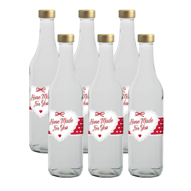 Bottiglia Petra Lt.0,5 Tappo Oro Dec.For You Cerve