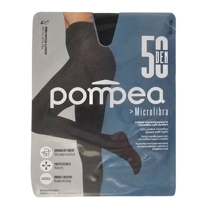 Pompea Collant 50 Denari in Microfibra Comfort Resistenza