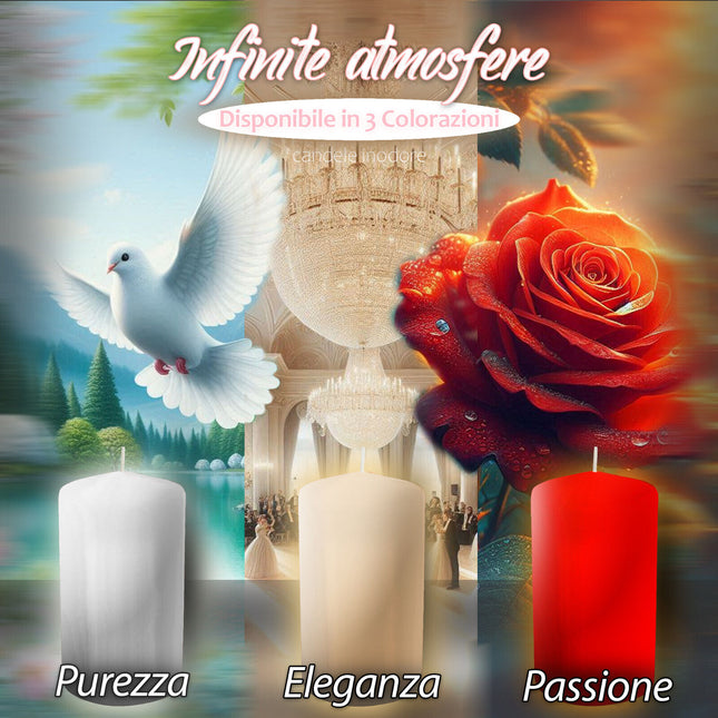 Aaron Candela In Cera Inodore: Colore, Eleganza E Lunga Durata Per Ogni Occasione