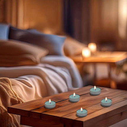 Candele Tea Light Profumate Set da 25/50/75 Pezzi, Atmosfera Elegante Rilassante