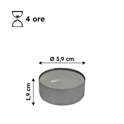 Candele Tea Light Profumate Set da 25/50/75 Pezzi, Atmosfera Elegante Rilassante