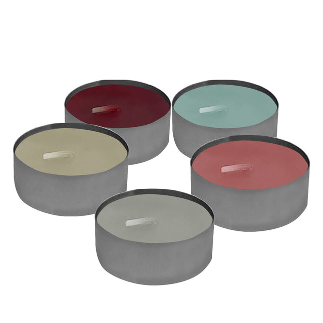 Candele Tea Light Profumate Set Da 25/50/75 Pezzi, Atmosfera Elegante Rilassante