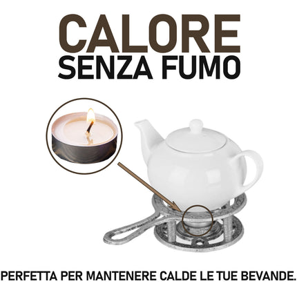 Candele Tealight Inodore Senza Fumo Durata 3,5 Ore Bianche Confezione 10-60 pz