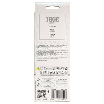 Candele Tealight Inodore Senza Fumo Durata 3,5 Ore Bianche Confezione 10-60 pz