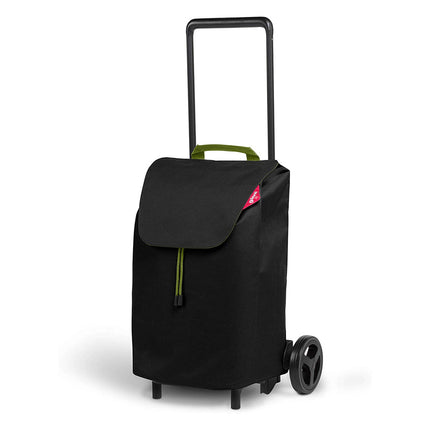 Gimi Carrello Spesa 40L Shopping Trolley Easy Portaspesa Manico Colori Assortiti Nero Gimi