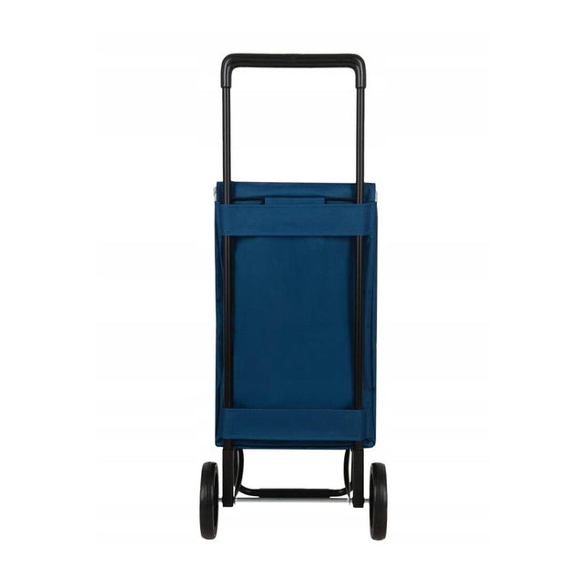 Gimi Carrello Spesa Blu Argo Resistente Antipioggia 42L Carrellino Portaspesa