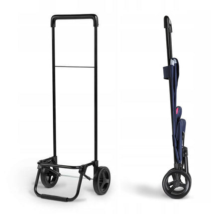 Gimi Carrello Spesa Blu Argo Resistente Antipioggia 42L Carrellino Portaspesa