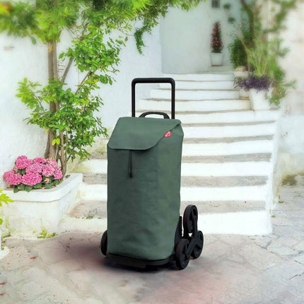 Gimi Carrello Spesa Saliscale Xxl Tris Trolley Shopping 3 Ruote 52L Pieghevole