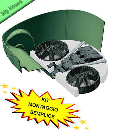 Carriola Con Ruote In Plastica Dura Cart Helpy Per Giardino Legno Fiori Piante