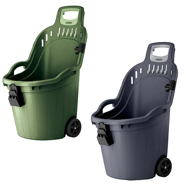 Carriola Con Ruote In Plastica Dura Cart Helpy Per Giardino Legno Fiori Piante