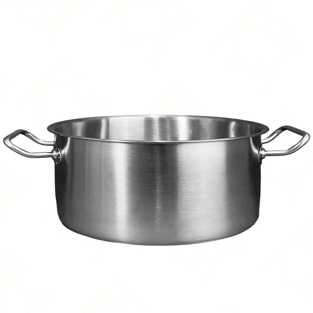 Pintinox Casseruola Fonda Master Acciaio Inox Triplo Fondo, Gas Elettrico Induzione