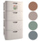 Cassettiera Mobiletto 4 Cassetti Plastica Riciclata Domus Moderna Made in Italy Stefanplast