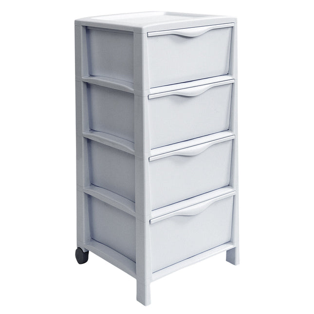 Belli & Forti Cassettiera Spring 4 Cassetti 39,5X38X82 Cm Resistente Design Elegante Colorato
