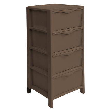 Belli & Forti Cassettiera Spring 4 Cassetti 39,5X38X82 Cm Resistente Design Elegante Colorato