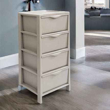 Belli & Forti Cassettiera Spring 4 Cassetti 39,5X38X82 Cm Resistente Design Elegante Colorato