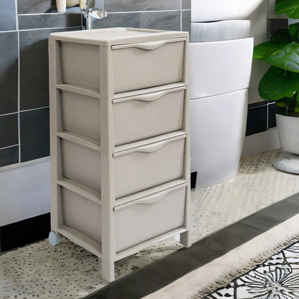 Belli & Forti Cassettiera Spring 4 Cassetti 39,5X38X82 Cm Resistente Design Elegante Colorato