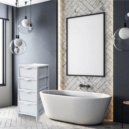 Belli & Forti Cassettiera Spring 4 Cassetti 39,5X38X82 Cm Resistente Design Elegante Colorato