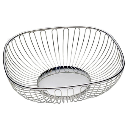 Cestino Portapane In Acciaio Inox Cm.20X21 Ilsa