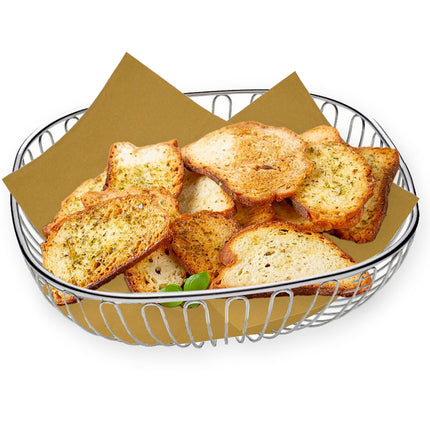 Cestino Portapane In Acciaio Inox Cm.20X21 Ilsa