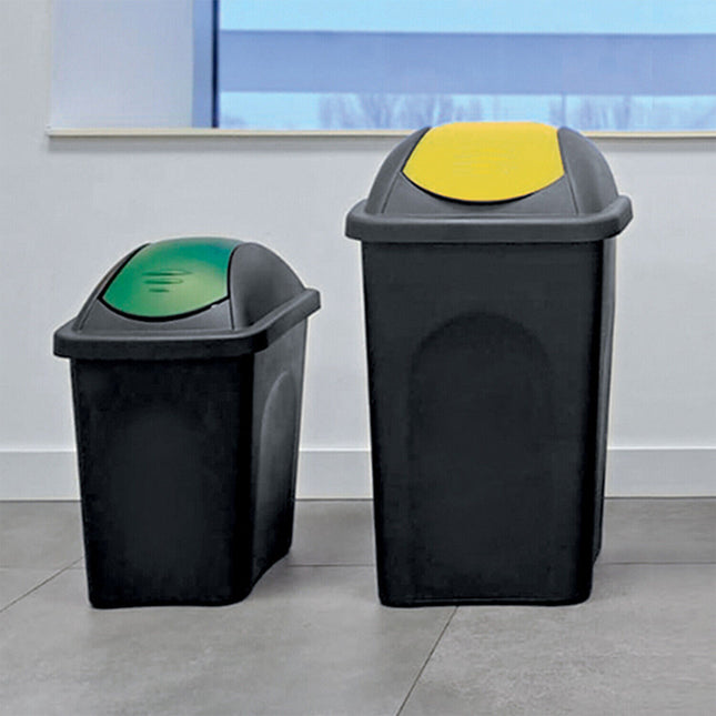 Cestino Raccolta Differenziata Pattumiera Basculante Secchio Spazzatura 30/60 L Stefanplast