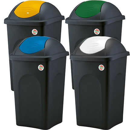 Cestino Raccolta Differenziata Pattumiera Basculante Secchio Spazzatura 30/60 L Stefanplast