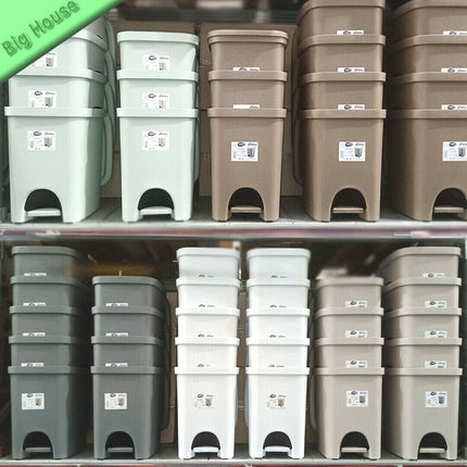 Belli & Forti Cestino Da Scrivania 18L Pattumiera A Pedale Grande Colorato Spazzatura Cucina