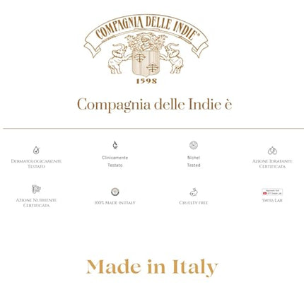 Compagnia delle Indie - Bagnoschiuma Idratante Mughetto e Muschi Bianchi - Profumato e Delicato - Adatto a Pelle Sensibile - Formula per Uomo e Donna - 500ml Compagnia delle Indie