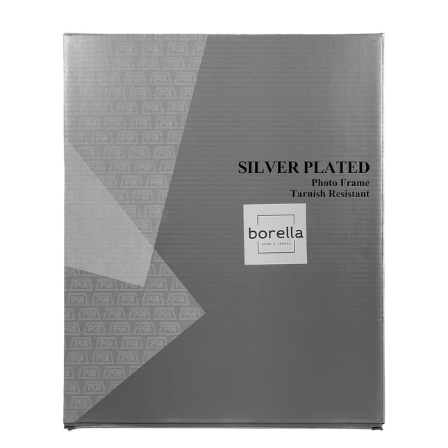 Cornice Portafoto Argento Silver Plated Resistente Anti-Ossidazione Vari Formati Borella Casalinghi srl