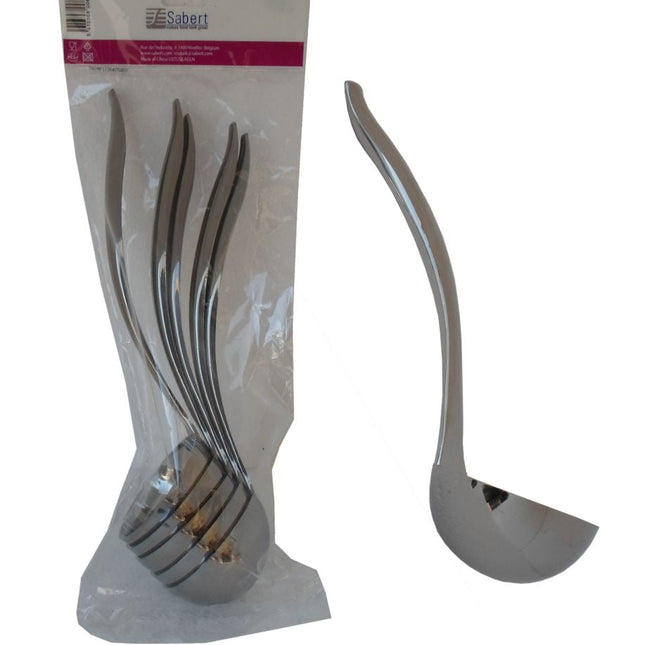 Mestolo Silver Conf.5 Pz. Cm.9 Plastica Dampe