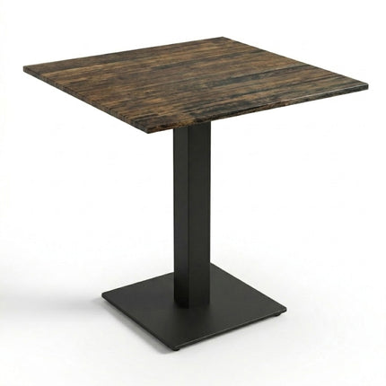 BASE TAVOLO CM.40X40 FERRO + PIANO HPL 80X80 / 70x70 cm, VARIE COLORAZIONI Casalinghi Sicignano
