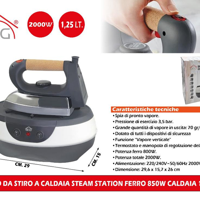 Ferro Da Stiro A Caldaia Steam Station Ferro 800W Caldaia 1200W