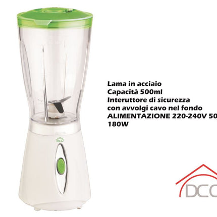 DCG Eltronic UM1150 N Frullatore da tavolo 0.5L 180W Verde