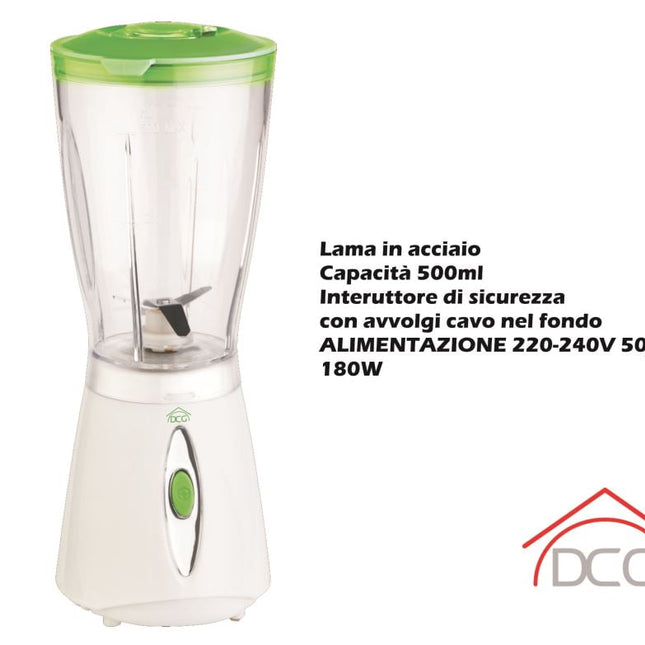 DCG Eltronic UM1150 N Frullatore da tavolo 0.5L 180W Verde