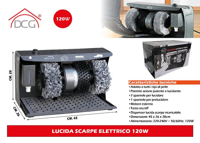 Lucida Scarpe Elettrico 120W DCG