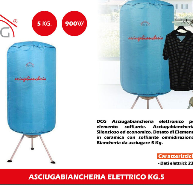 Asciugabiancheria Elettrico Kg.5