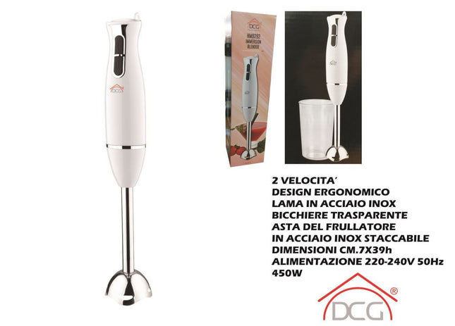 FRULLATORE AD IMMERSIONE + BICCHIERE HM9292N