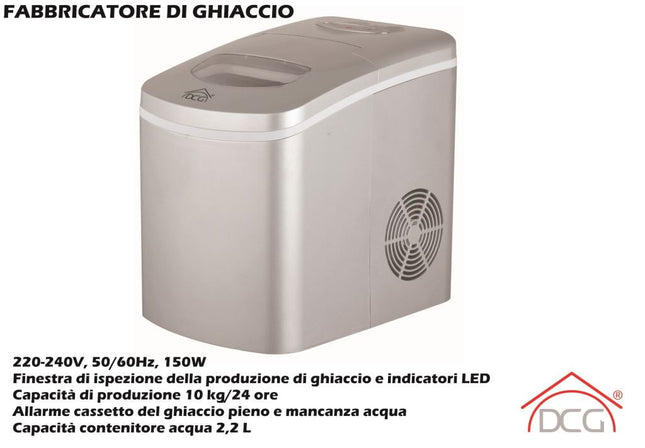 Fabbricatore Di Ghiaccio 160W DCG