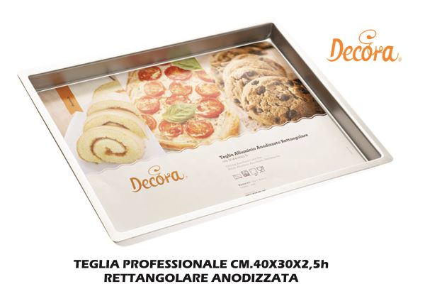 Teglia Professionale Cm.40X30X2