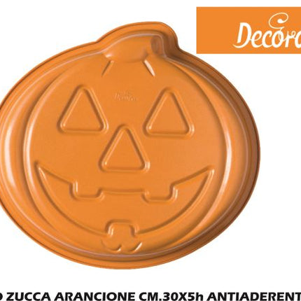 Stampo Zucca Arancione Cm.30X5H Antiaderente-8024622077945