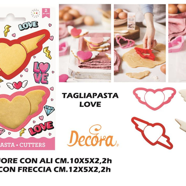 Tagliapasta Set 2 Pz. Love In Plastica-8024622071639
