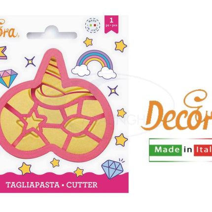 Tagliapasta Maschera Unicorno In Plastica – Forma Divertente Per Biscotti Creativi E Attività Con Bambini Decora
