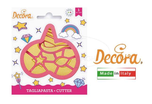 Tagliapasta Maschera Unicorno In Plastica – Forma Divertente Per Biscotti Creativi E Attività Con Bambini Decora