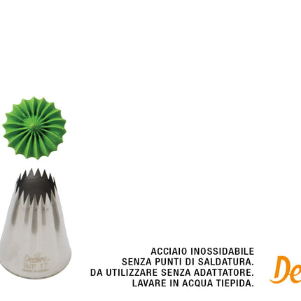 Cornetto Per Decorazione In Blister Stella Francese 17 Decora Decora
