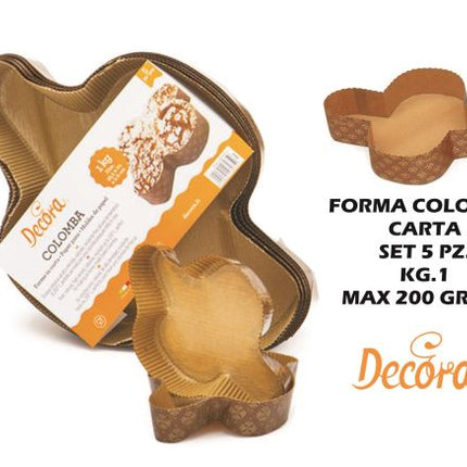 Forma Colomba Set 5 Pz. Kg.1-8024622062750
